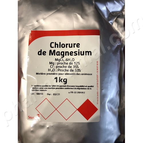 CHLORURE MAGNESIUM             	b/1 kg    pdr